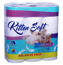 kitten soft toilet paper 18 pack